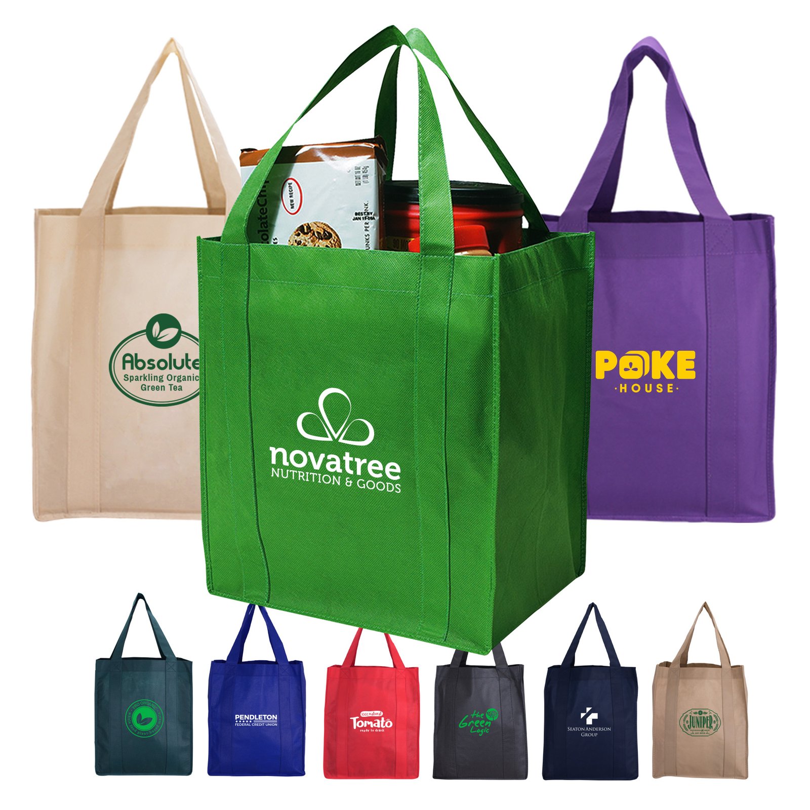 North Park Non-Woven Shopping Tote Bag #UDN