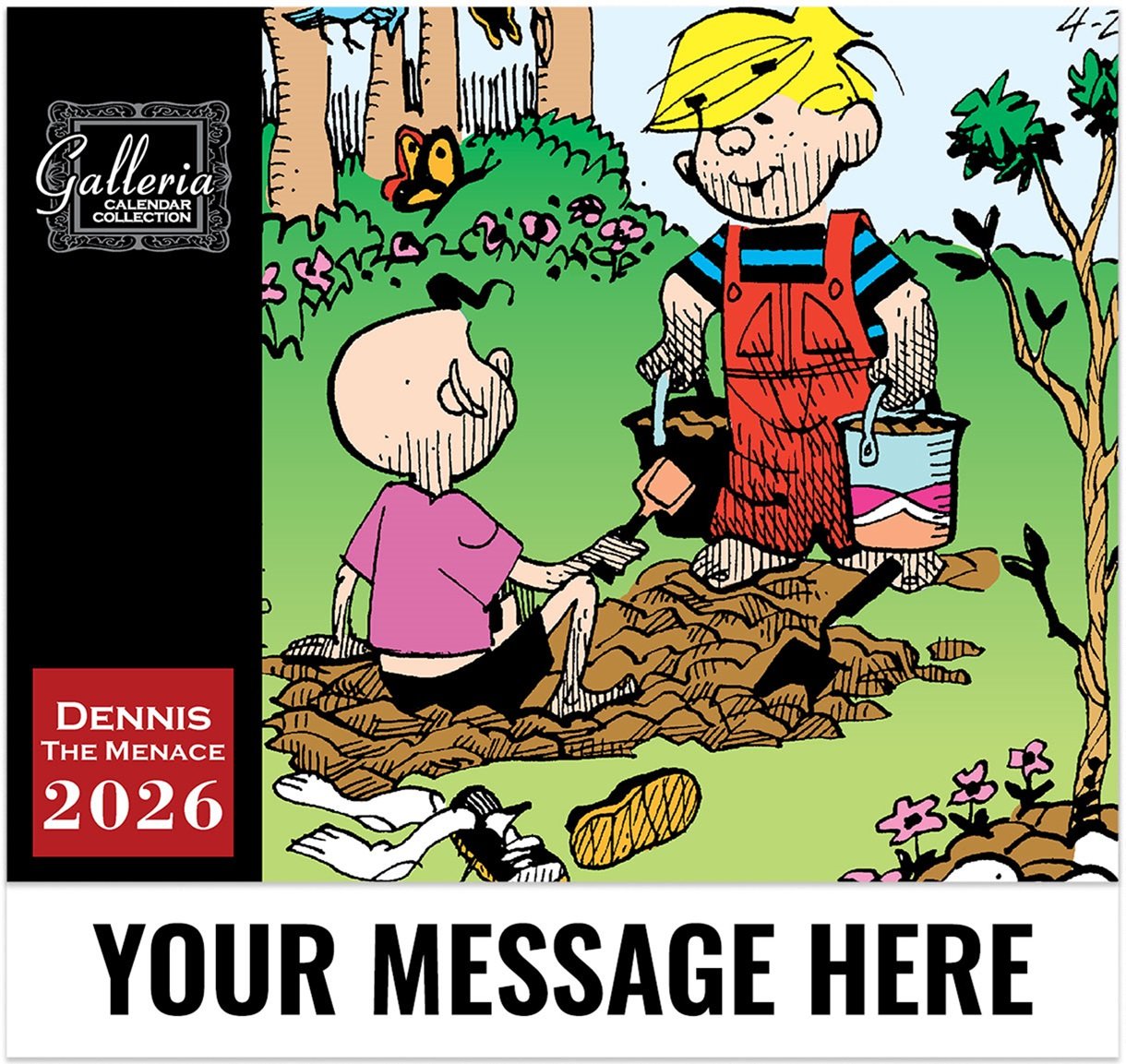 2026 Dennis The Menace Wall Calendar