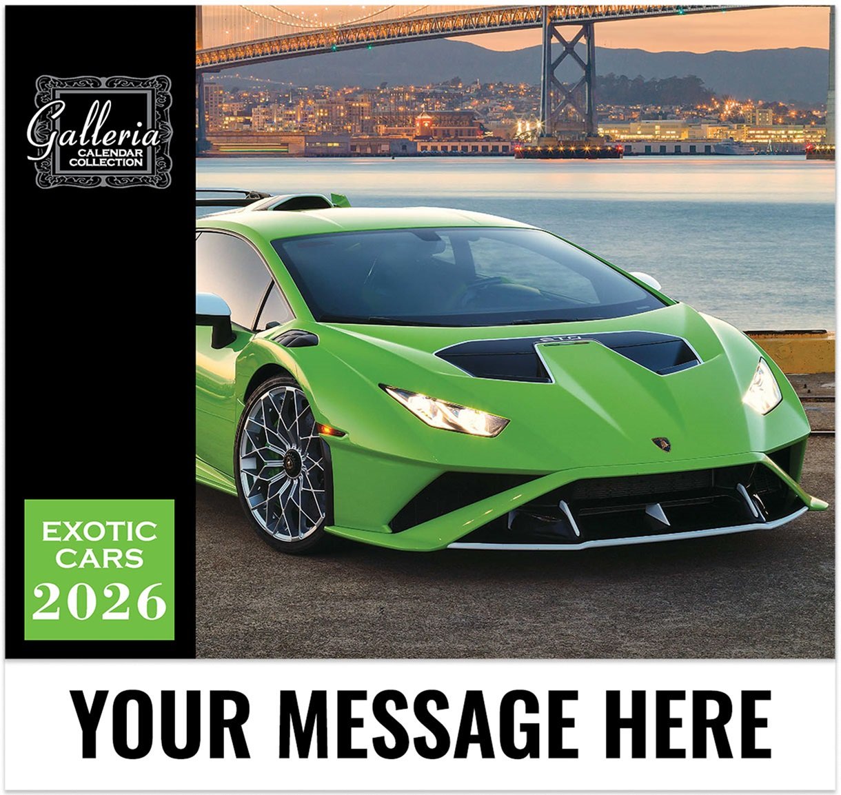 2026 Exotic Cars Wall Calendar