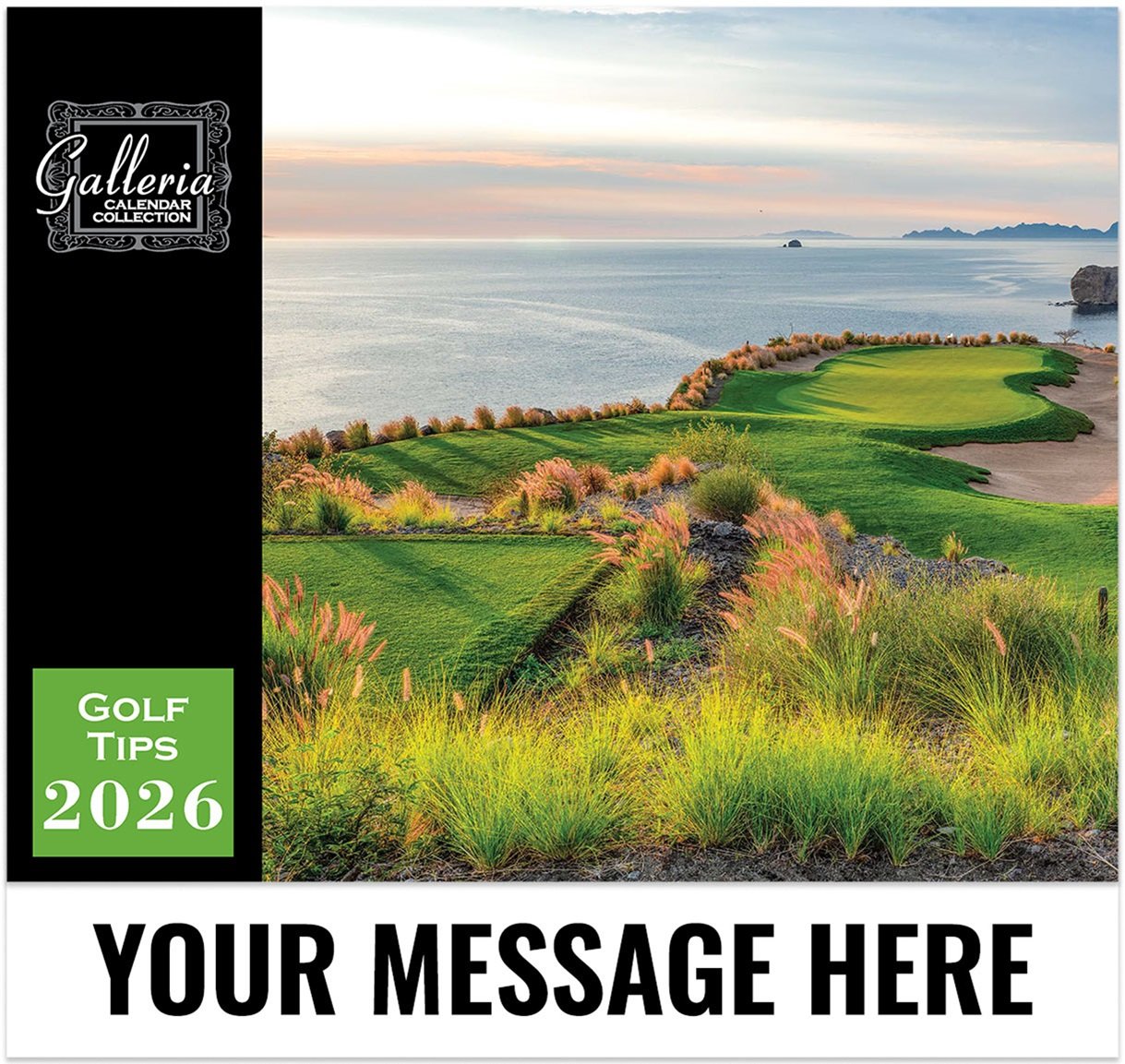 2026 Golf Tips Wall Calendar