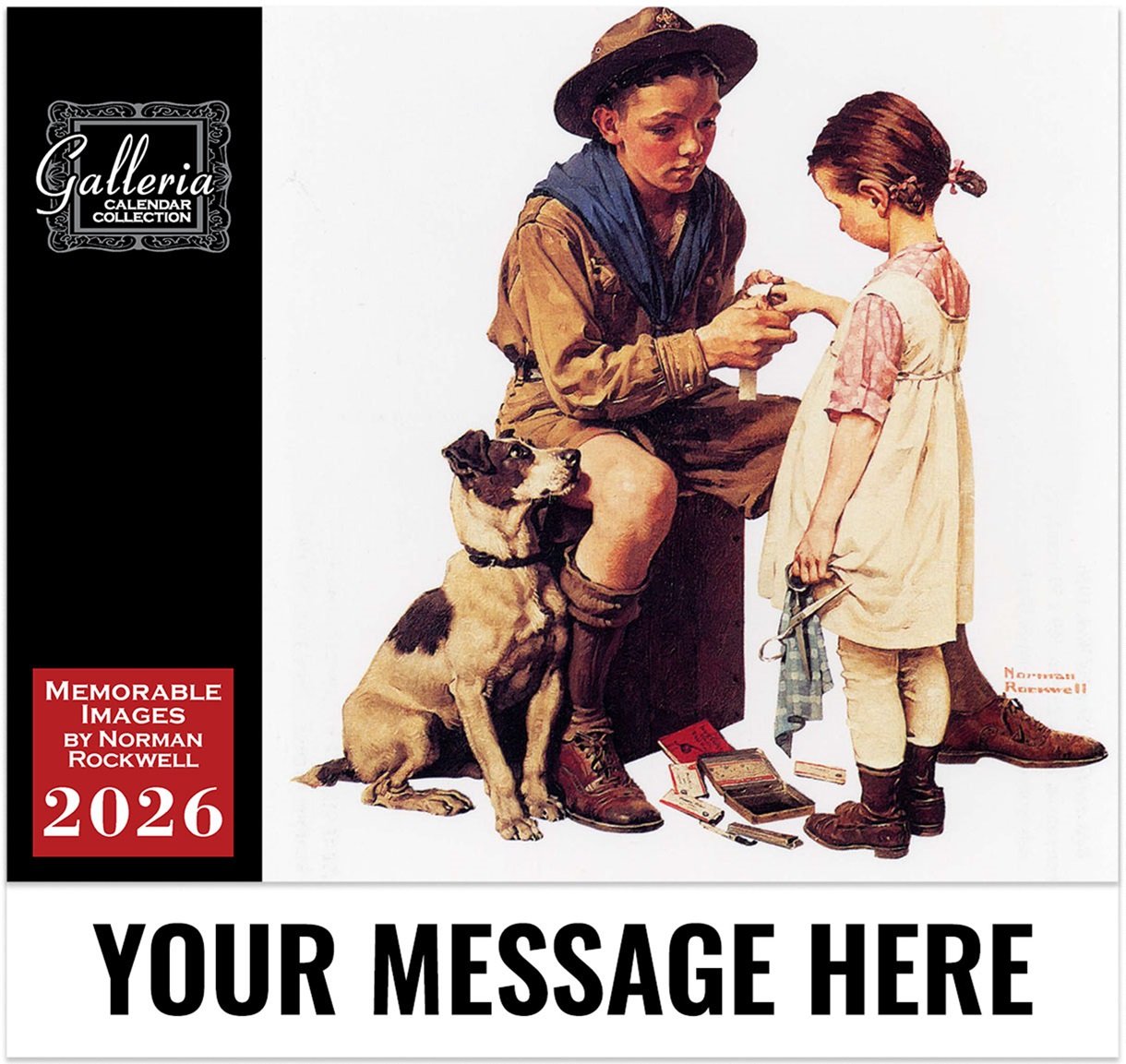 2026 Norman Rockwell Wall Calendar