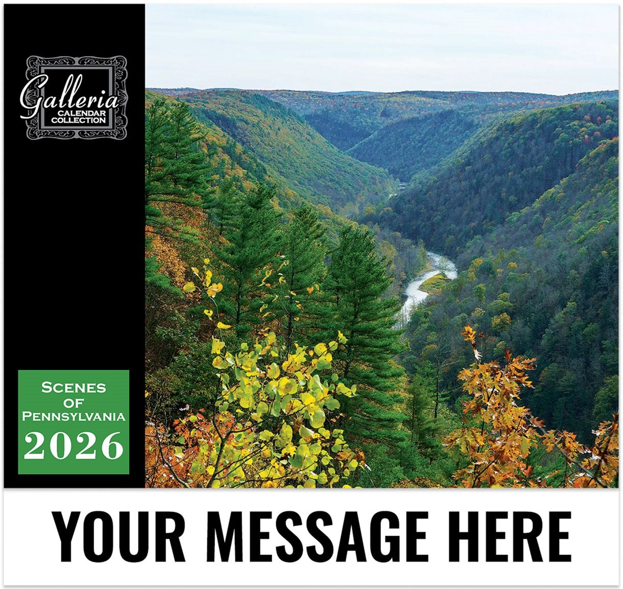 2026 Scenes of Pennsylvania Wall Calendar