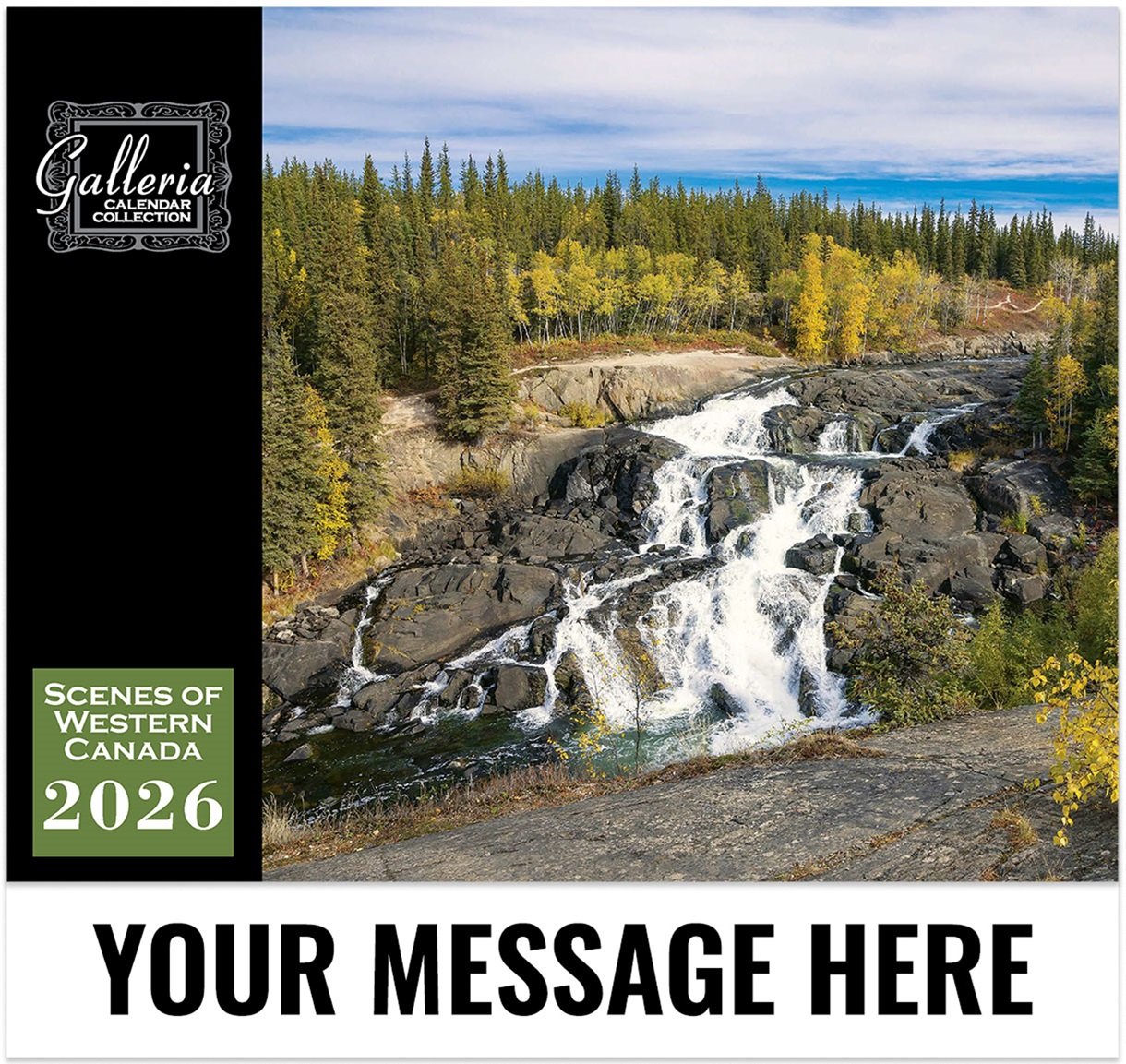 2026 Scenes of Western Canada Wall Calendar