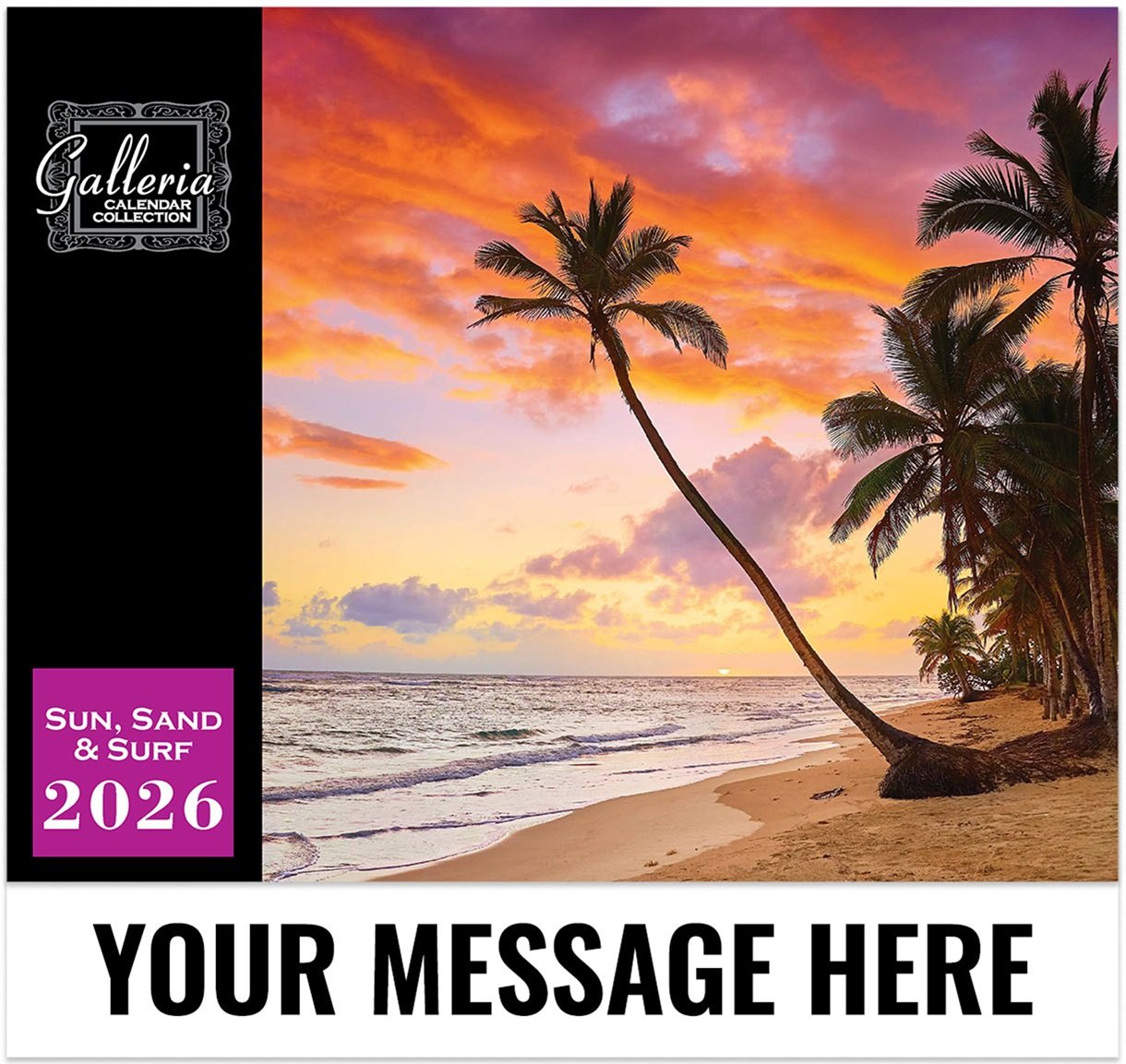 2026 Sun, Sand & Surf Wall Calendar