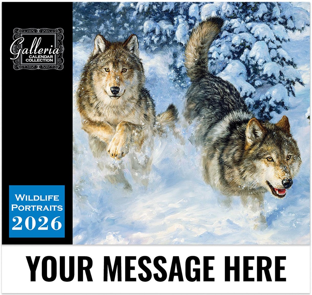 2026 Wildlife Portraits Wall Calendar