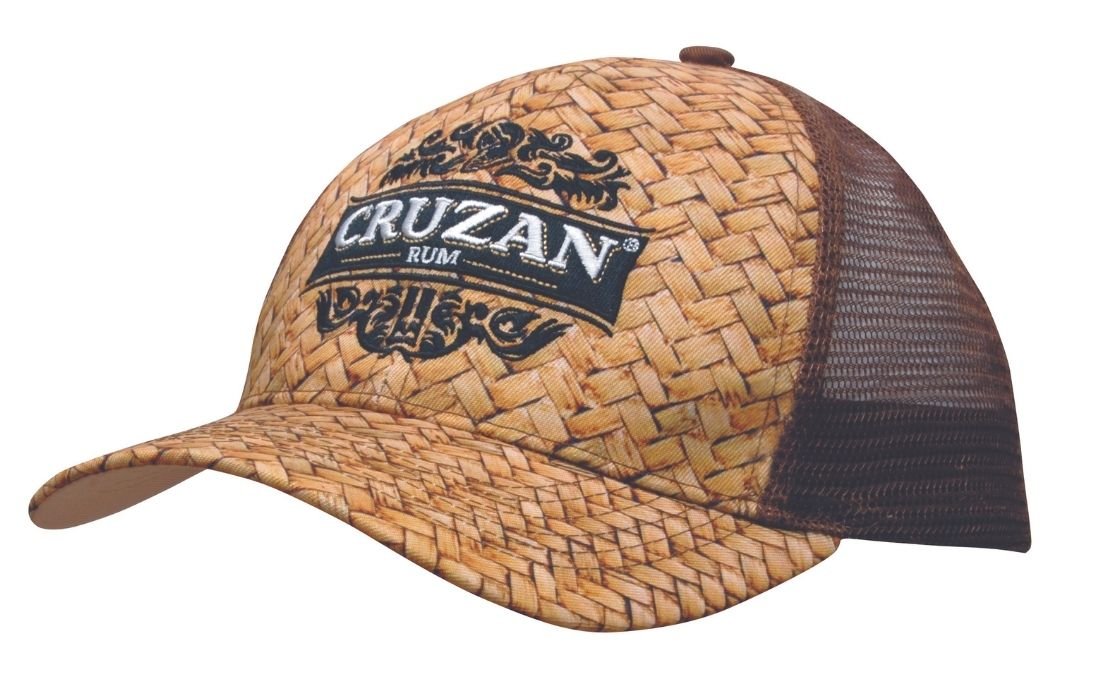 Cane Print with Mesh Back #3999